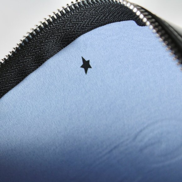 Mugler Perfume Black Purple Alien Extraintense Zipper Pouch Case - Picture 4 of 6